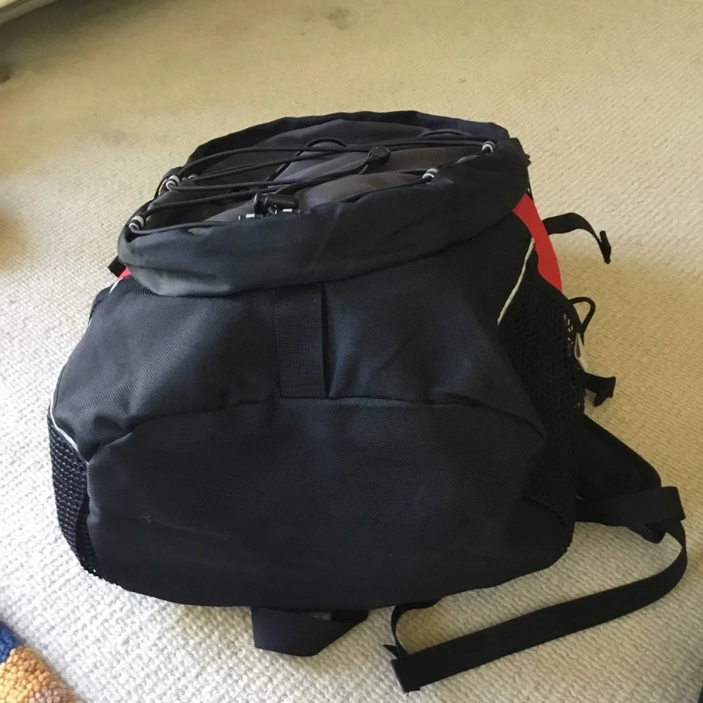 The North Face Red and Black Men's Daypack Backpack